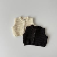onu/37. dotom knit vest XS(2-3Y)-M(4-5Y)