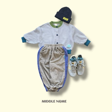middlename/16. terry two color pants S-XL