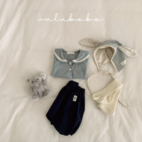 valubebe/63. sailer button blouse 6M-S