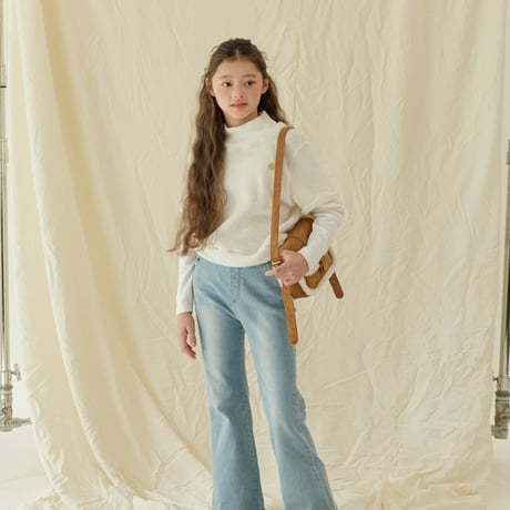 sm2/16. stretchy gimo span denim boots cut 9-17