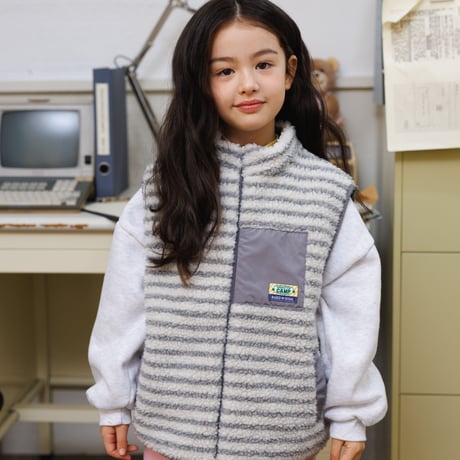 andbutter/67. Duo Reversible Vest JS-JM