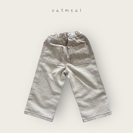 oatmeal/7. kids pocket pants XS-XL