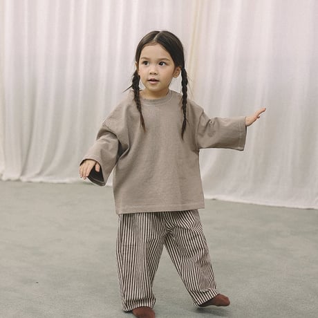 melmel/26. Striped hip pockets pants XXS-XL