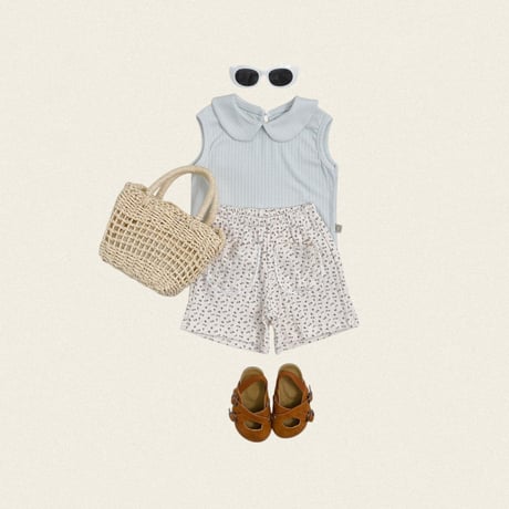 oottbebe/78. velly flower pants XS(1-2Y)-XL(6-7Y)