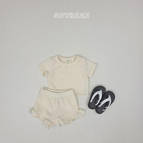 soybean/81. plan ) fresh fril updown set XS-XL