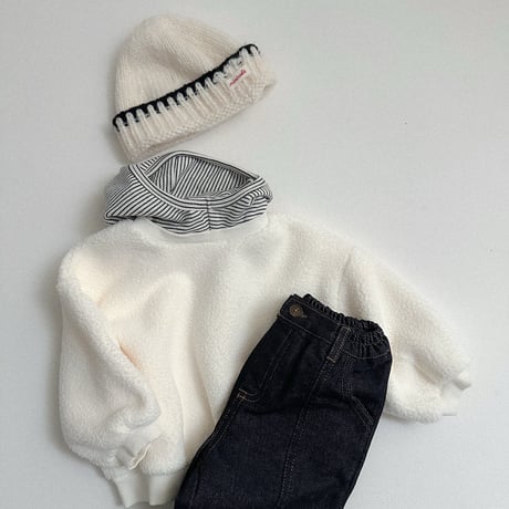 minirobe/4. Boa fleece hooded sweatshirt S-XL