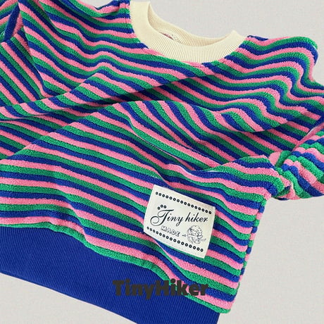 tinyhiker/2. suke terry man-to-man XS-XL