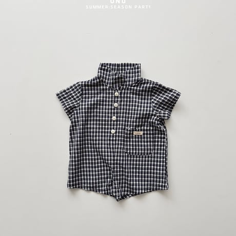 onu/53. bebe ) check suit BABY(12M)