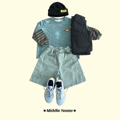 middlename/37. side pocket bermuda pants S-XL