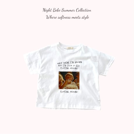 nightbebe/5. playing T-shirt XS-XL