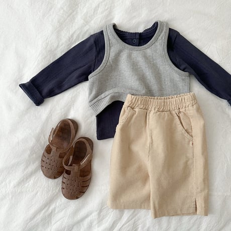 minirobe/3. Corduroy Capri Pants S-XL