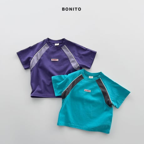 bonito/77. raglan side color tee? JS-JM