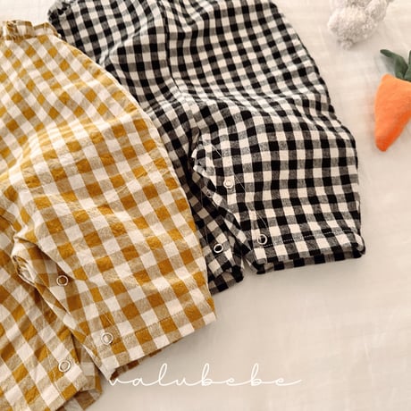 valubebe/28. check overalls suit 6M-18M