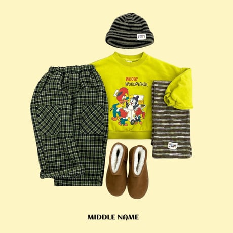 middlename/51. woody man-to-man S-XL