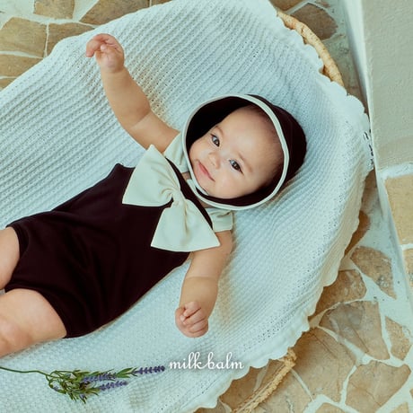 milkbalm/3. ribbon ( without hat) swimsuit S(1-2Y)-L(5-6Y)