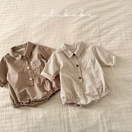 valubebe/59. stripe suit shirt 6M-18M