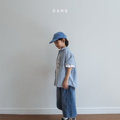 oahu/22. sheer check shirt JS-JXL