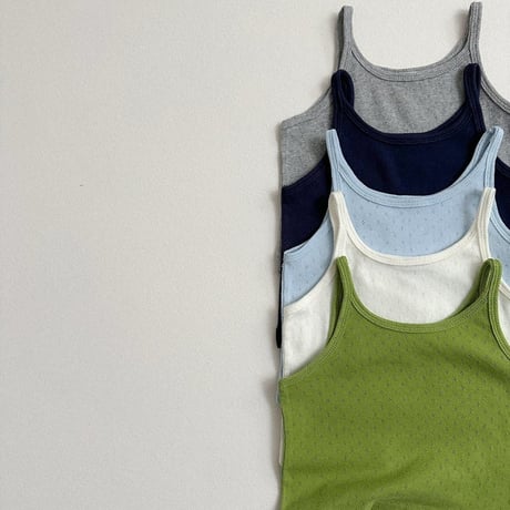 digreen/34. eyelet Sleeveless S-2XL