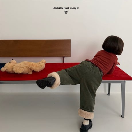 gou/52. fur fur pants JS(8-9Y)-JL(10-11Y)