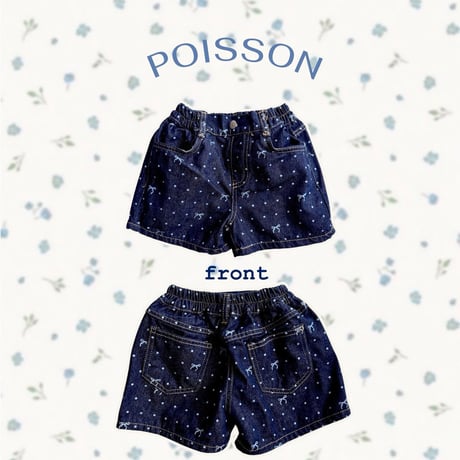 poisson/41. sweet dot denim S-XL