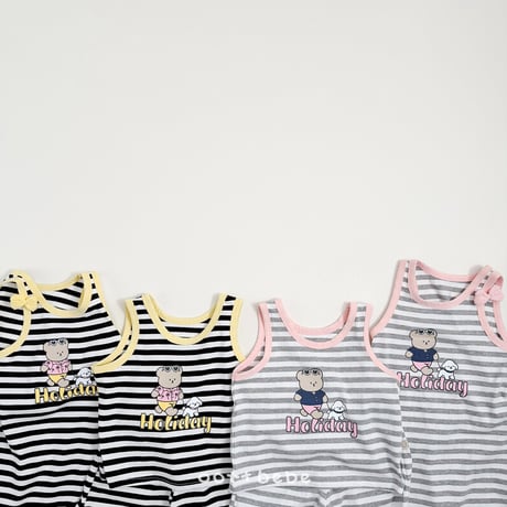 oottbebe/61. holly day sleeveless updown set XS(1-2Y)-XL(6-7Y)