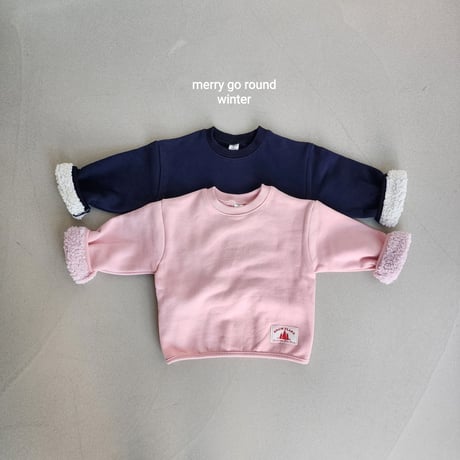 merrygoround/5. dumble two color man-to-man XS-2XL
