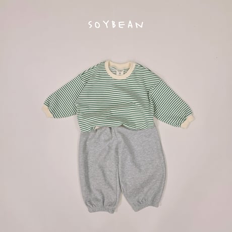 soybean/123. stripe man-to-man XS-XL