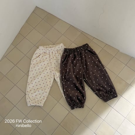 ninibello/19. Pogeun Velour Pants? 12M-XL