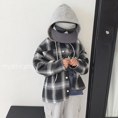 mamami/42. ray hood jacket XS-XL