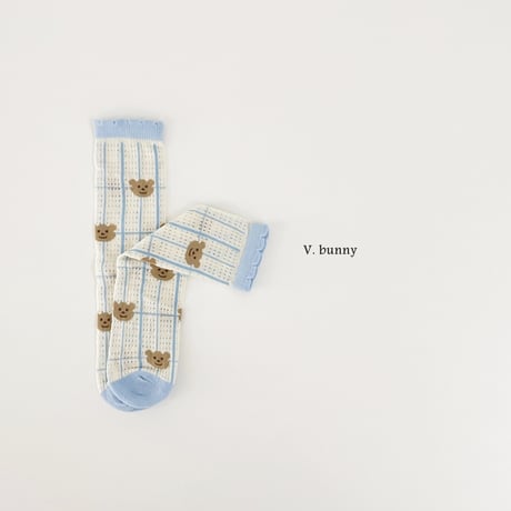 vbunny/29. cloud flower socks set FREE(32CM)