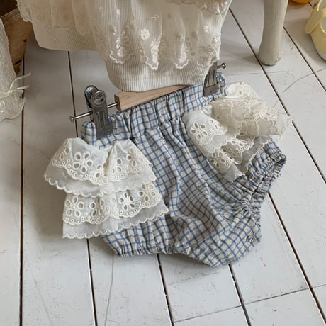 bebeholic/8. sei check bloomer S(3-6M)-L(12-18M)