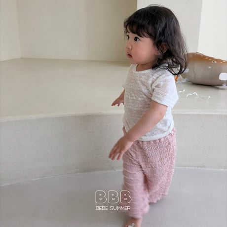 bellabambina/43. bebe lace half t T-shirt 12M-M