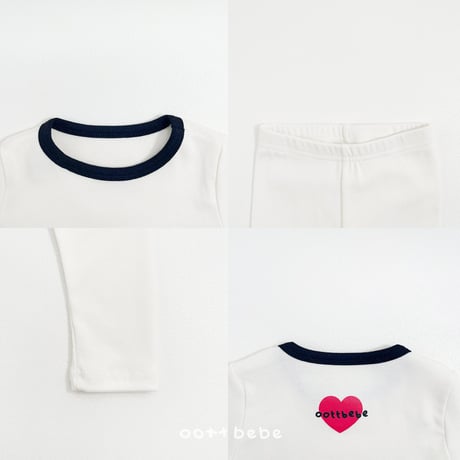 oottbebe/4. modal heart ( ) inner wear XS(1-2Y)-XL(6-7Y)