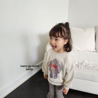 merrygoround/13. Dolly ribbon man-to-man XS-2XL