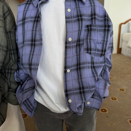 our/28. haver check shirt JS-JXL