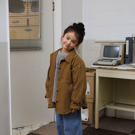 andbutter/27. Toffee Check Shirt JS-JM