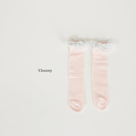 vbunny/95. flo socks set FREE(30CM)