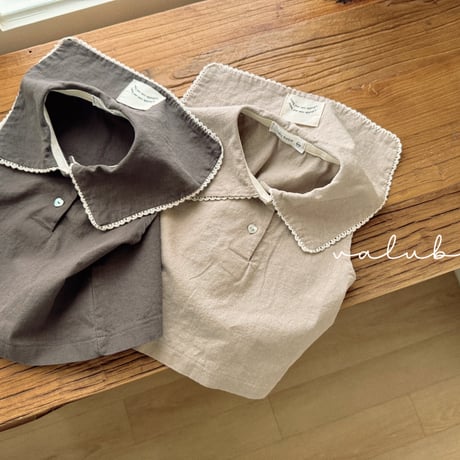 valubebe/55. big collar blouse 6M-S