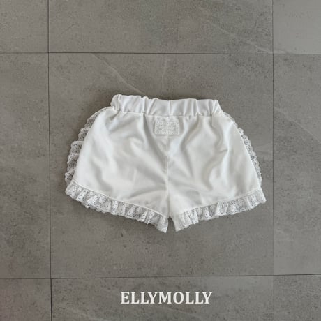 ellymolly/16. mesh fril half pants 13-15