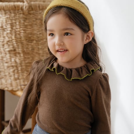 oren/42. blooming fril picot T-shirt S-XL