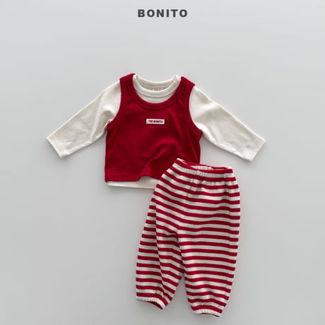 bonito/123. waffle jogger pants 6M-18M