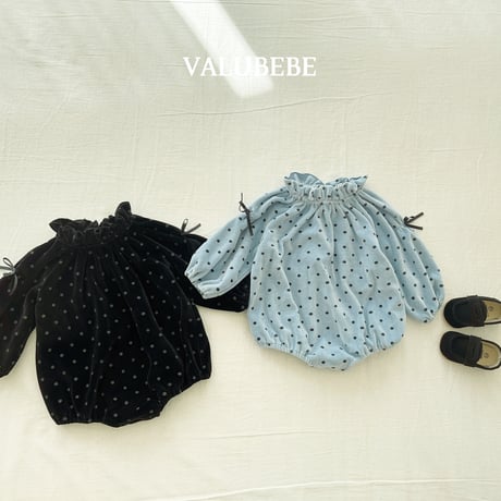 valubebe/47. dot ribbon suit 6M-18M