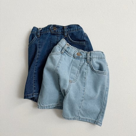 minirobe/18.  button denim shorts pants  S-XL