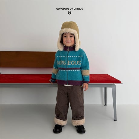 gou/104. hana only zipup JS(8-9Y)-JL(10-11Y)