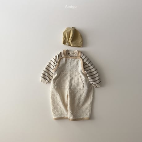amigo/46. embo dot overalls  XS-XL