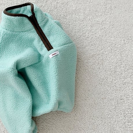 fromi/55. Popcorn Half-Zip Fleece S-XL