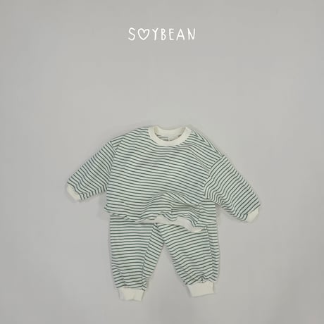 soybean/82. plan ) stripe updown set JS-JM
