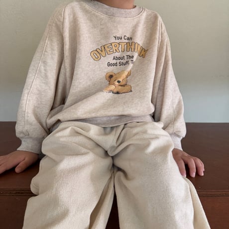 minibonbon/58. smile bear man-to-man JS-JL