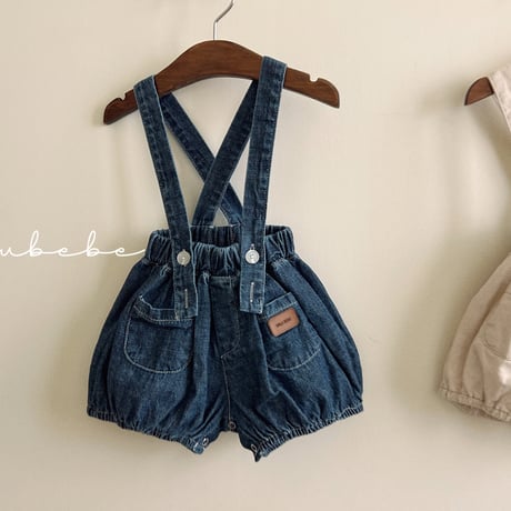 valubebe/92. pumpkin overalls suit 6M-18M