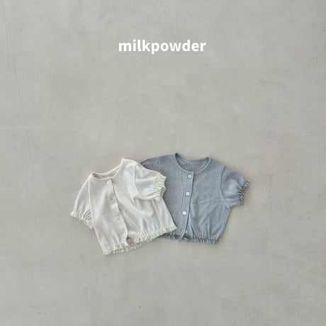 milkpowder/4. half t ) cardigan 13-15